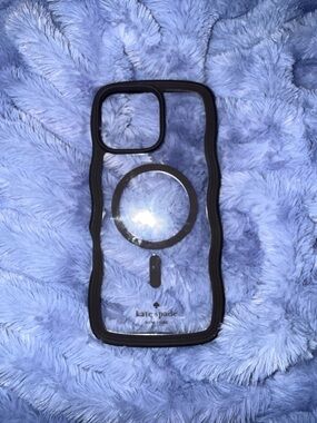 kate spade Clear Brown iPhone MagSafe-Compatible Case iphone 16 pro max
